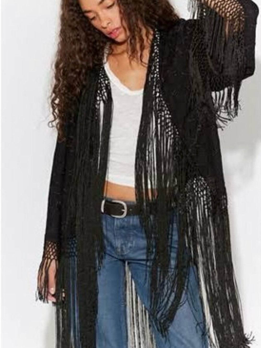 Free People London nights piano duster top - Picture 5 of 6